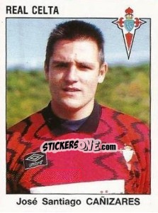 Sticker José Santiago Cañizares - Liga Spagnola 1993-1994 n. 90 - Panini