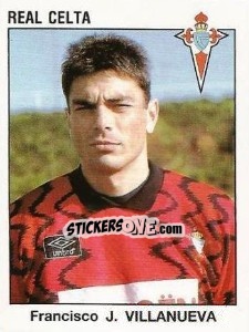 Sticker Francisco J. Villanueva - Liga Spagnola 1993-1994 n. 91 - Panini