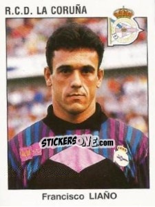 Cromo Francisco Liaño - Liga Spagnola 1993-1994 - Panini