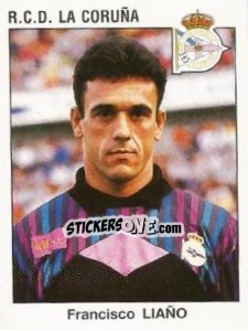 Cromo Francisco Liaño - Liga Spagnola 1993-1994 n. 106 - Panini