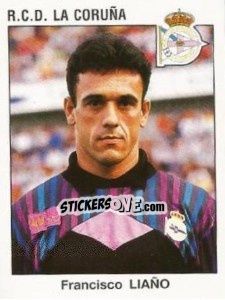 Figurina Francisco Liaño - Liga Spagnola 1993-1994 - Panini