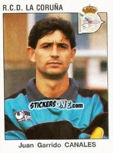 Cromo Juan Garrido Canales - Liga Spagnola 1993-1994 - Panini