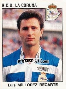 Sticker Luis Mª Lopez Recarte - Liga Spagnola 1993-1994 n. 108 - Panini
