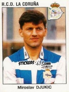 Sticker Miroslav Djukic - Liga Spagnola 1993-1994 - Panini
