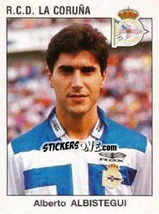 Sticker Alberto Albistegui - Liga Spagnola 1993-1994 n. 112 - Panini