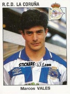 Sticker Marcos Vales - Liga Spagnola 1993-1994 - Panini