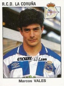 Sticker Marcos Vales - Liga Spagnola 1993-1994 n. 114 - Panini