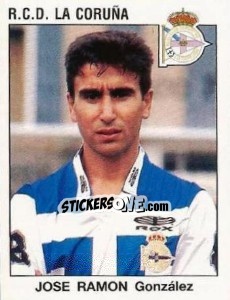 Sticker Jose Ramon González - Liga Spagnola 1993-1994 n. 117 - Panini