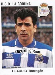 Figurina Claudio Barragán - Liga Spagnola 1993-1994 - Panini