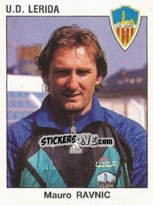 Sticker Mauro Ravnic - Liga Spagnola 1993-1994 n. 124 - Panini