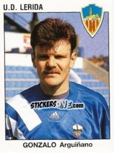 Figurina Gonzalo Arguiñano - Liga Spagnola 1993-1994 n. 127 - Panini