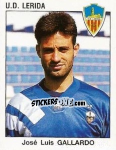 Sticker José Luis Gallardo - Liga Spagnola 1993-1994 - Panini
