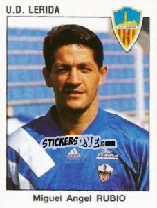 Figurina Miguel Angel Rubio - Liga Spagnola 1993-1994 n. 130 - Panini
