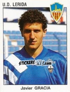 Sticker Javier Gracia - Liga Spagnola 1993-1994 n. 134 - Panini