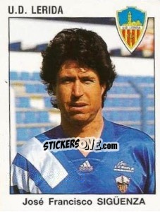 Sticker José Francisco Sigüenza - Liga Spagnola 1993-1994 - Panini