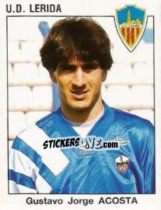 Figurina Gustavo Jorge Acosta - Liga Spagnola 1993-1994 - Panini