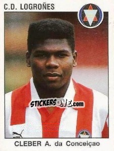 Sticker Cleber A. da Conceiçao - Liga Spagnola 1993-1994 - Panini