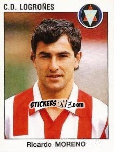 Sticker Ricardo Moreno - Liga Spagnola 1993-1994 - Panini