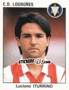 Cromo Luciano Iturrino - Liga Spagnola 1993-1994 - Panini