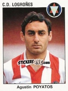 Sticker Agustín Poyatos - Liga Spagnola 1993-1994 n. 153 - Panini