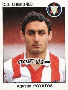 Sticker Agustín Poyatos - Liga Spagnola 1993-1994 - Panini