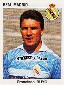 Cromo Francisco Buyo - Liga Spagnola 1993-1994 n. 158 - Panini