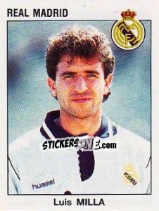 Sticker Luis Milla - Liga Spagnola 1993-1994 - Panini