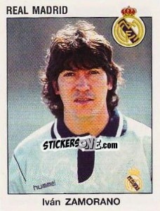 Sticker Iván Zamorano - Liga Spagnola 1993-1994 n. 173 - Panini