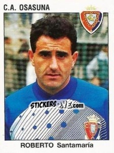 Cromo Roberto Santamaría - Liga Spagnola 1993-1994 - Panini