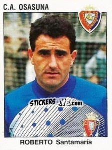 Sticker Roberto Santamaría - Liga Spagnola 1993-1994 n. 174 - Panini