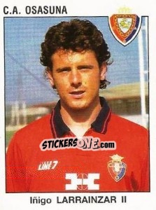 Cromo Iñigo Larrainzar II - Liga Spagnola 1993-1994 - Panini