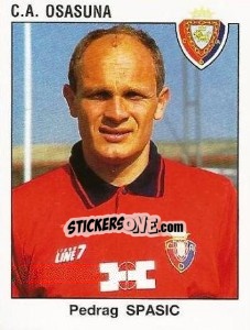 Sticker Pedrag Spasic - Liga Spagnola 1993-1994 - Panini
