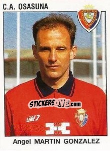 Sticker Angel Martin Gonzalez - Liga Spagnola 1993-1994 n. 181 - Panini