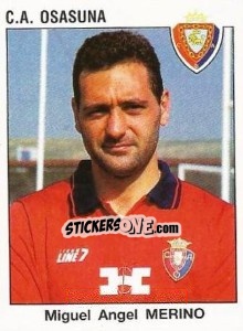 Sticker Miguel Angel Merino - Liga Spagnola 1993-1994 n. 186 - Panini