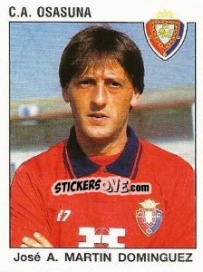 Figurina José A. Martin Dominguez - Liga Spagnola 1993-1994 n. 187 - Panini