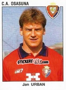 Figurina Jan Urban - Liga Spagnola 1993-1994 - Panini