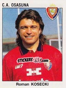 Figurina Roman Kosecki - Liga Spagnola 1993-1994 - Panini