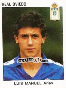 Sticker Luis Manuel Arias - Liga Spagnola 1993-1994 n. 196 - Panini