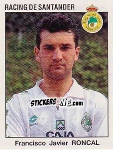 Cromo Francisco Javier Roncal - Liga Spagnola 1993-1994 - Panini