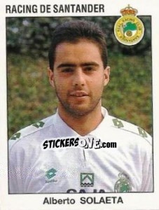 Sticker Alberto Solaeta - Liga Spagnola 1993-1994 - Panini