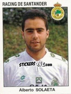 Sticker Alberto Solaeta - Liga Spagnola 1993-1994 n. 215 - Panini
