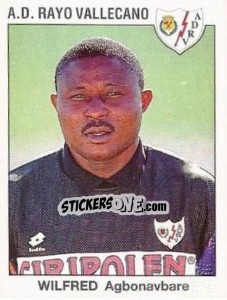 Figurina Wilfred Agbonavbare - Liga Spagnola 1993-1994 - Panini