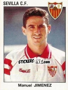 Sticker Manuel Jimenez - Liga Spagnola 1993-1994 - Panini