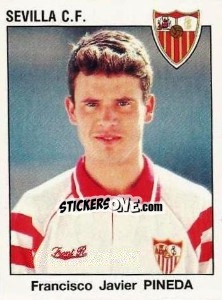 Sticker Francisco Javier Pineda - Liga Spagnola 1993-1994 n. 253 - Panini