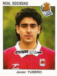 Cromo Javier Yubero - Liga Spagnola 1993-1994 - Panini