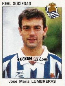 Sticker José María Lumbreras - Liga Spagnola 1993-1994 n. 267 - Panini