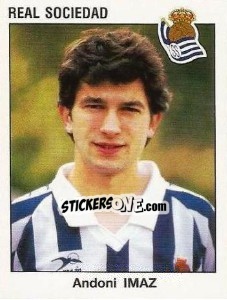 Cromo Andoni Imaz - Liga Spagnola 1993-1994 - Panini