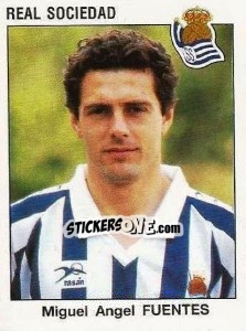 Sticker Miguel Angel Fuentes - Liga Spagnola 1993-1994 - Panini