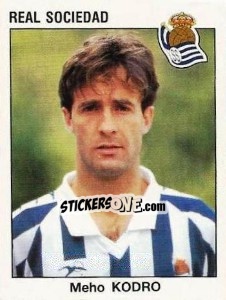 Sticker Meho Kodro - Liga Spagnola 1993-1994 - Panini