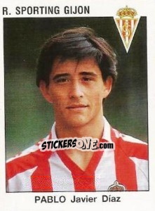 Sticker Pablo Javier Díaz - Liga Spagnola 1993-1994 n. 282 - Panini